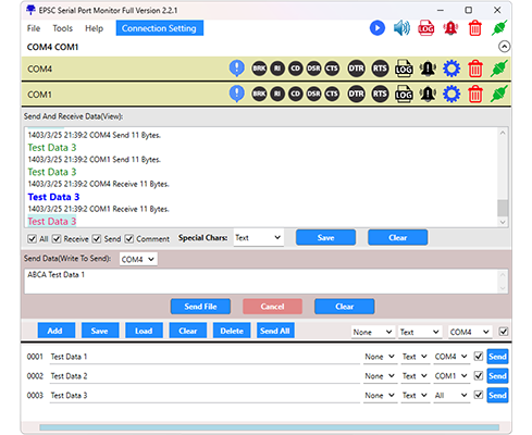 EPSC Serial Port Monitor