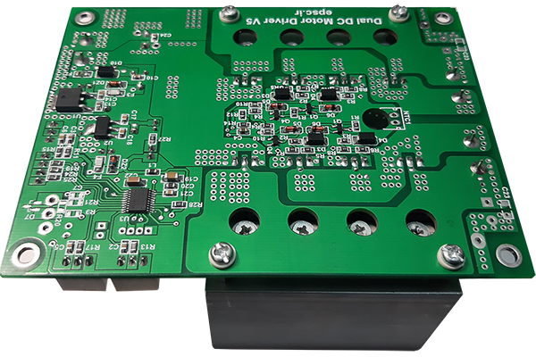 درایور موتور DC-24V-10A دوبل حافظه دار