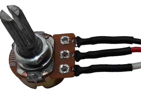 ولوم 100kR با سرولوم و دسته سیم طول 25cm و کانکتور XH